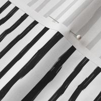 stripes horizontal, black and white, classic, freehand