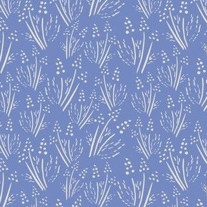 Spring Flowers Muscari in cornflower blue small scale