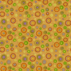 Reimaginated Polka dots - Mustard