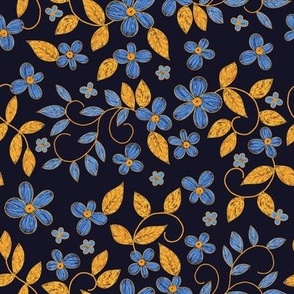 Ukrainian floral flower embroidery