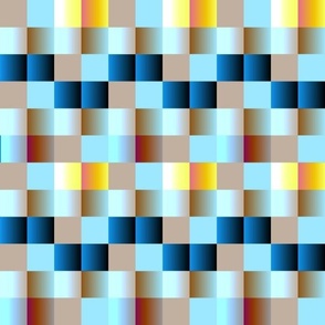 Colorful square blue 