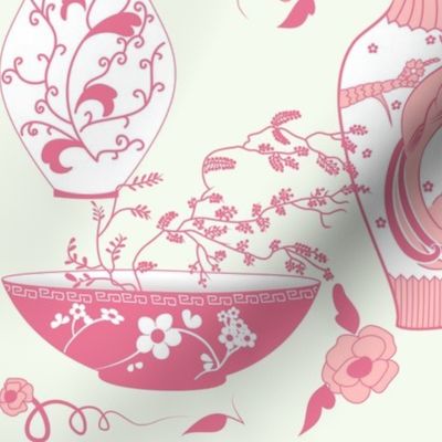 Chinoiserie_Porcelain - pink