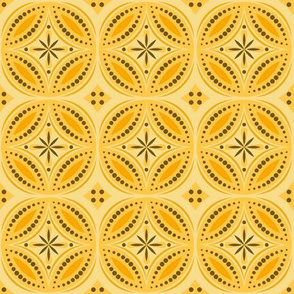 Moroccan Tiles (Yellow/orange)
