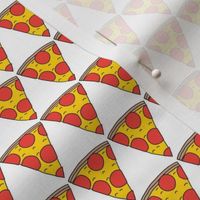 tiny triangle pizza slices