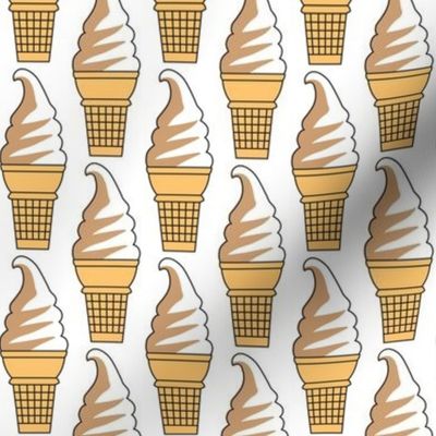 swirl ice cream cone