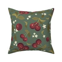 Olive Green Cherry Large