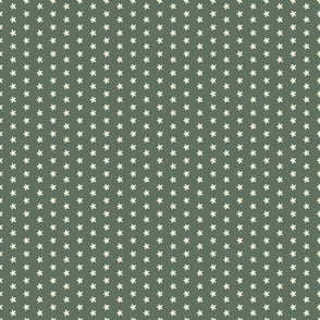 Olive Green Floral dot small