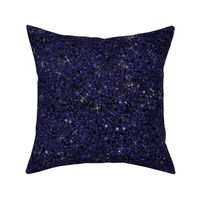 Solid Dark Blue Faux Glitter -- Glitter Look, Simulated Glitter, Blue Solid Glitter, Dark Blue Solid Sparkles Print -- 60.42in x 25.00in repeat -- 150dpi (Full Scale) 