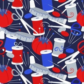 Sew Fun (Red White Blue)