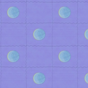 "Moon Dots through a Windowpane"