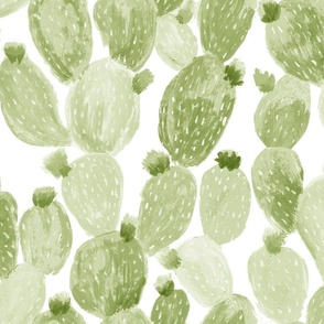 Cacti Monotones green_Jumbo large scale