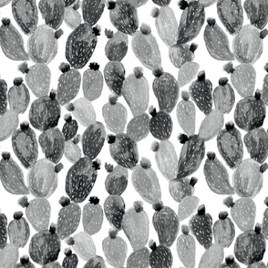 Cacti Monotones black