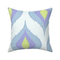 Ikat waves pastel comforts XXL scale by Pippa Shaw