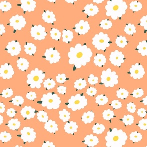 Floral orange