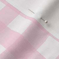 watercolour gingham in pink wallpaper XL scale tablecloth check by Pippa Shaw