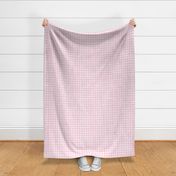 watercolour gingham in pink large scale tablecloth check by Pippa Shaw