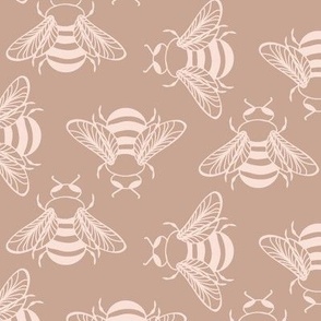 Just Bees-Cameo Rose on Sandpiper-Boho Cinnamon Bun Palette