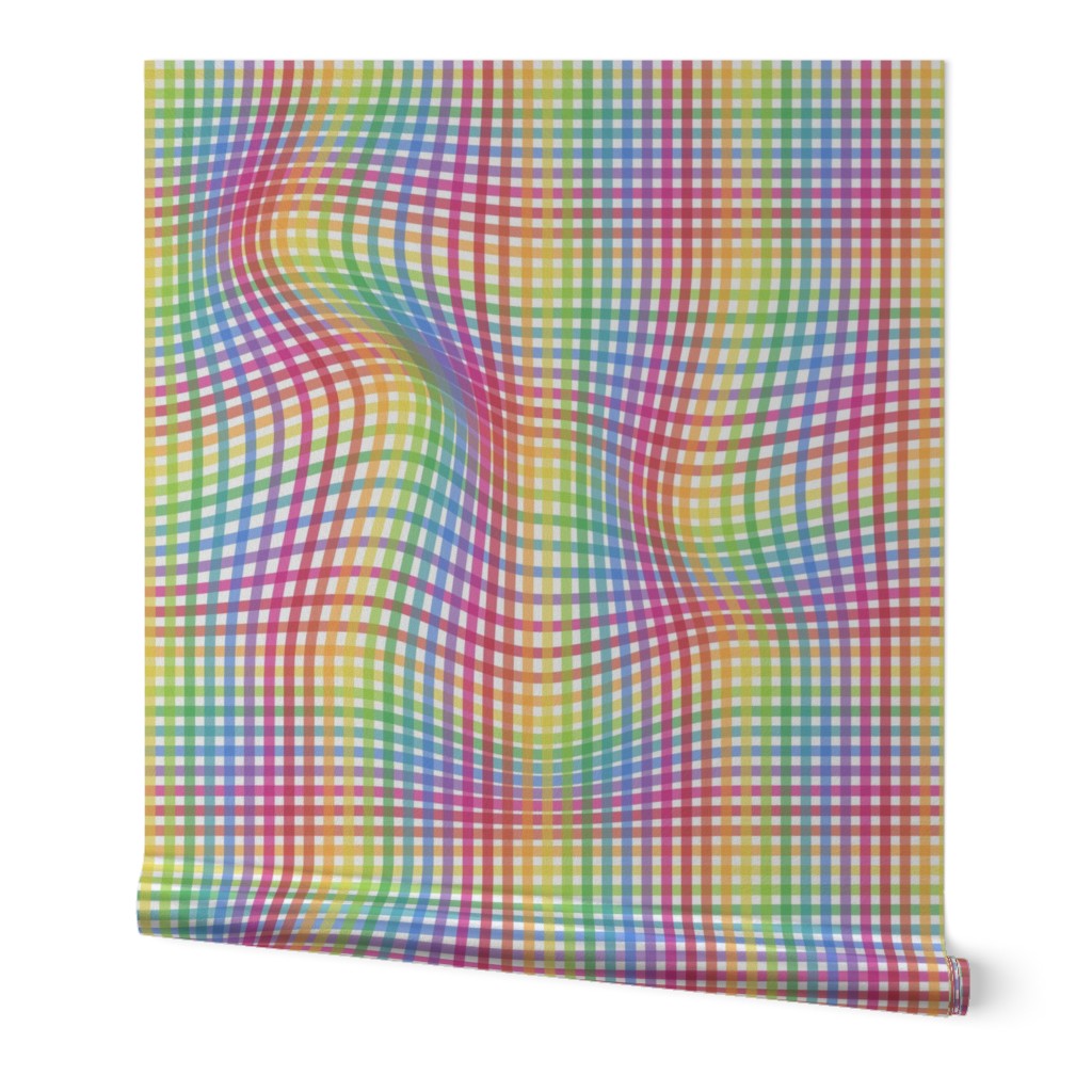 Colorful Wavy Gingham - Medium