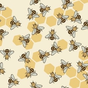 Beehive Hexagons-Boho Spirit Palette