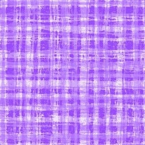 Purple and White Hemp Rope Texture Plaid Squares Salvia Purple Violet 884CFF Natural White FEFDF4 Fresh Modern Abstract Geometric