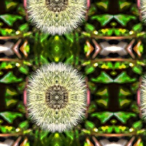 Emerald Dandelion Kaleidoscope 