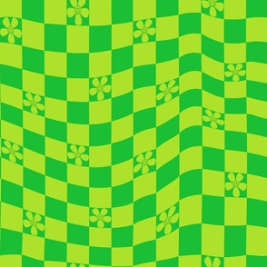 Psychedelic Check // Green