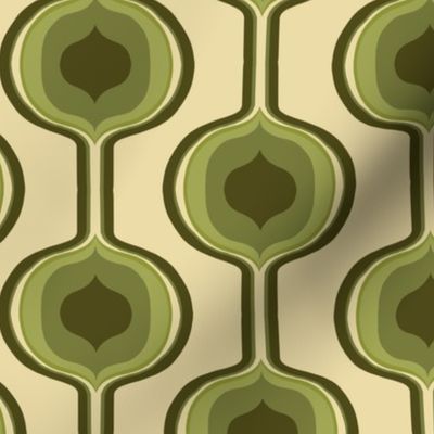 MidCentury Modern 12.0 Abstract Stone Fruit Pattern