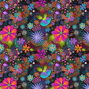 Psychedelic  Flower Power