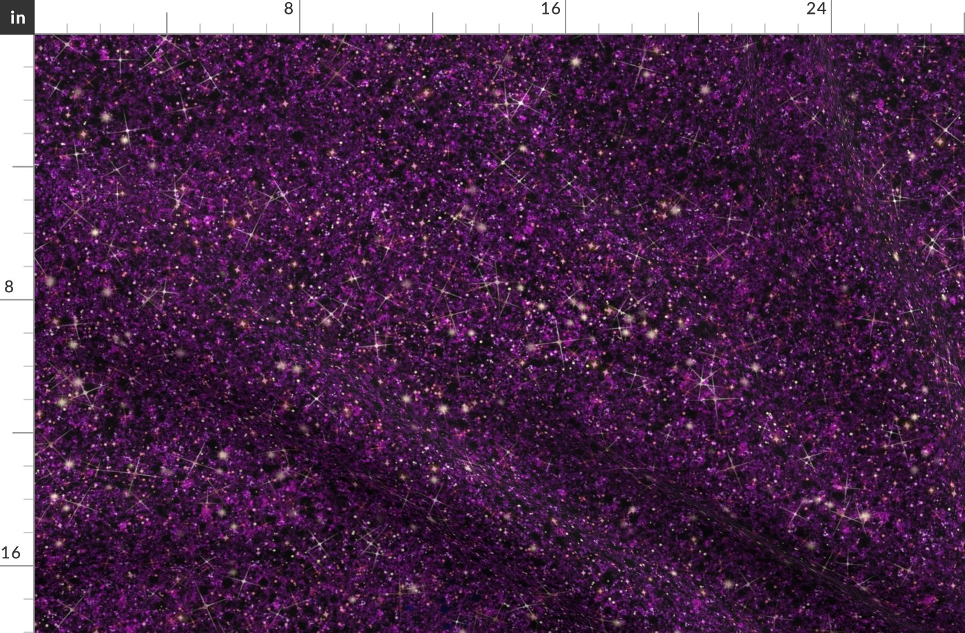 Solid Violet Purple Faux Glitter -- Glitter Look, Simulated Glitter, Purple Violet Solid Glitter Sparkles Print -- 60.42in x 25.00in repeat -- 150dpi (Full Scale)