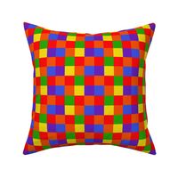 Rainbow Checkerboard Squares