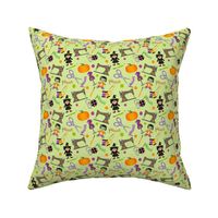 Halloween Sewing Notions Lime Green