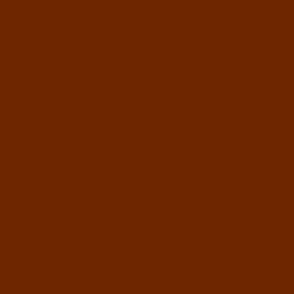 Fun Flowers in Orange - Dark Solid Coordinate - Brown - 6e2600- 6e2600