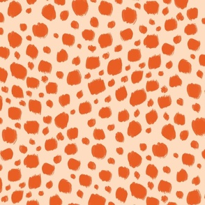 Cheetah Spots - coral 