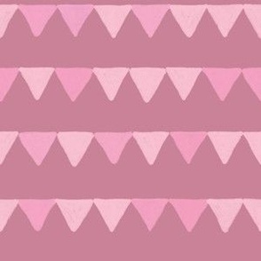 Mauve Purple Two Tone Geometric Triangles6x6  Minimalist Simple For Kids