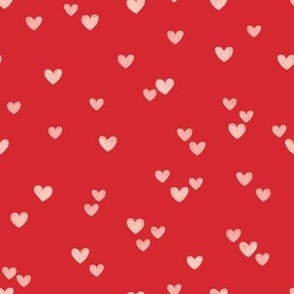 Cute Red Hearts 8x8