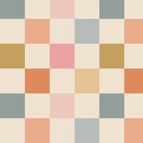 Checkered Beige (Large)