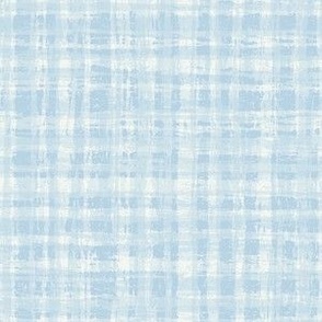 Blue and White Neutral Hemp Rope Texture Plaid Squares Fog Light Blue Gray BED2E3 Natural White FEFDF4 Fresh Modern Abstract Geometric