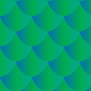 Fish Scales-Blue Green