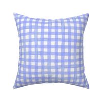 watercolour gingham in lilac large scale tablecloth check by Pippa Shaw