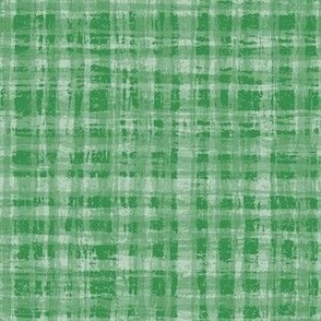 Green and White Neutral Hemp Rope Texture Plaid Squares Kelly Green 5C8D53 and Tasman Light Green Ivory Gray White D0DBD0 Subtle Modern Abstract Geometric