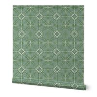 summer tile/light blue on kelly green