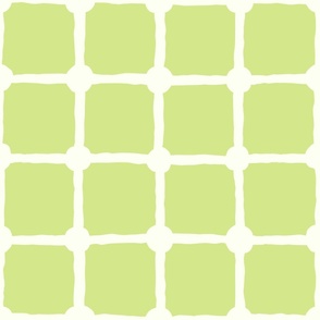 Large honeydew green mesh