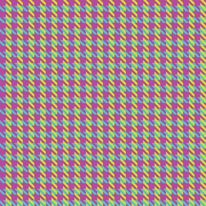 colorful houndstooth