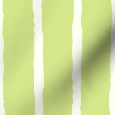 Medium scale honeydew green narrow vertical stripes
