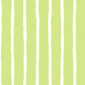 Medium scale honeydew green narrow vertical stripes