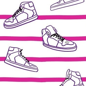 sneakers purple pink