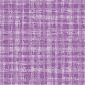 Purple and White Neutral Hemp Rope Texture Plaid Squares Orchid Purple Pink Magenta 89629D and Light London Lavender Ivory Gray White D6D0DB Subtle Modern Abstract Geometric