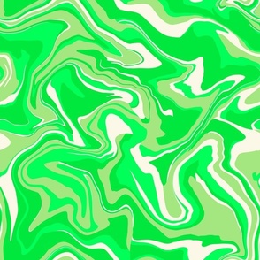 green liquid swirls seamless