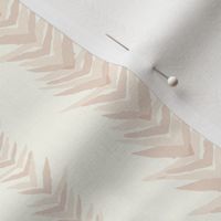 Rustic Chevron Stripes Blush - Small