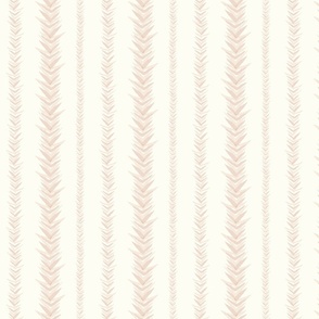 Rustic Chevron Stripes Blush - Small